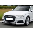 thumbnail image 5 of For 2017-2020 Audi A3 S3 Sport Carbon Look Front Bumper Body Kit Spoiler Lip, 5 of 6