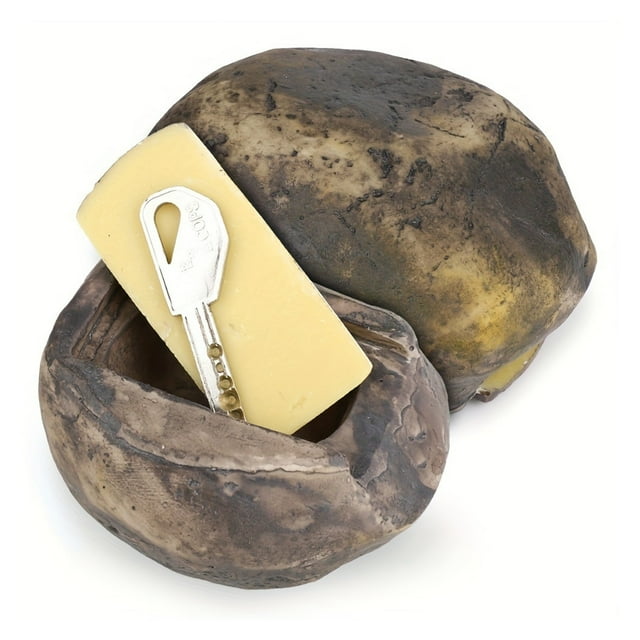 Outdoor Simulated Rock Hidden Key Safe Valuables Storage Box Jewelry Key Box ,Easy to Use