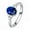 Blue, variant on asddcavvf Women Natural Pigeon Blood Ruby Plated 18k Yellow Gold Set Diamond Ring