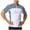 White, variant on ZQUUVOU Men's T-Shirt Solid Color Zipper Casual Elastic Sports Short Sleeve Collar Top (Green,L)