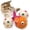 Fish & ball, variant on Love Ewe Felted Cat Toys 3 Pack - 2 Inch Cat & Mouse Hand Made Cute & Fun Design Kitten Wool Felt Balls for Indoor Play & Exercise - 100% New Zealand Handmade Felted Balls
