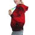 thumbnail image 2 of Honeii Spiders On The Web And Space Pattern Womens Oversized Hoodies Long Sleeve Sweatshirts Pullover Fall Outfits with Pocket-Medium, 2 of 7