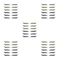 thumbnail image 2 of relayinert Reusable Eyeliner Sticker Double Eyelid Glitter Line Strip Makeup Party Cosplay No.3 5Set, 2 of 6