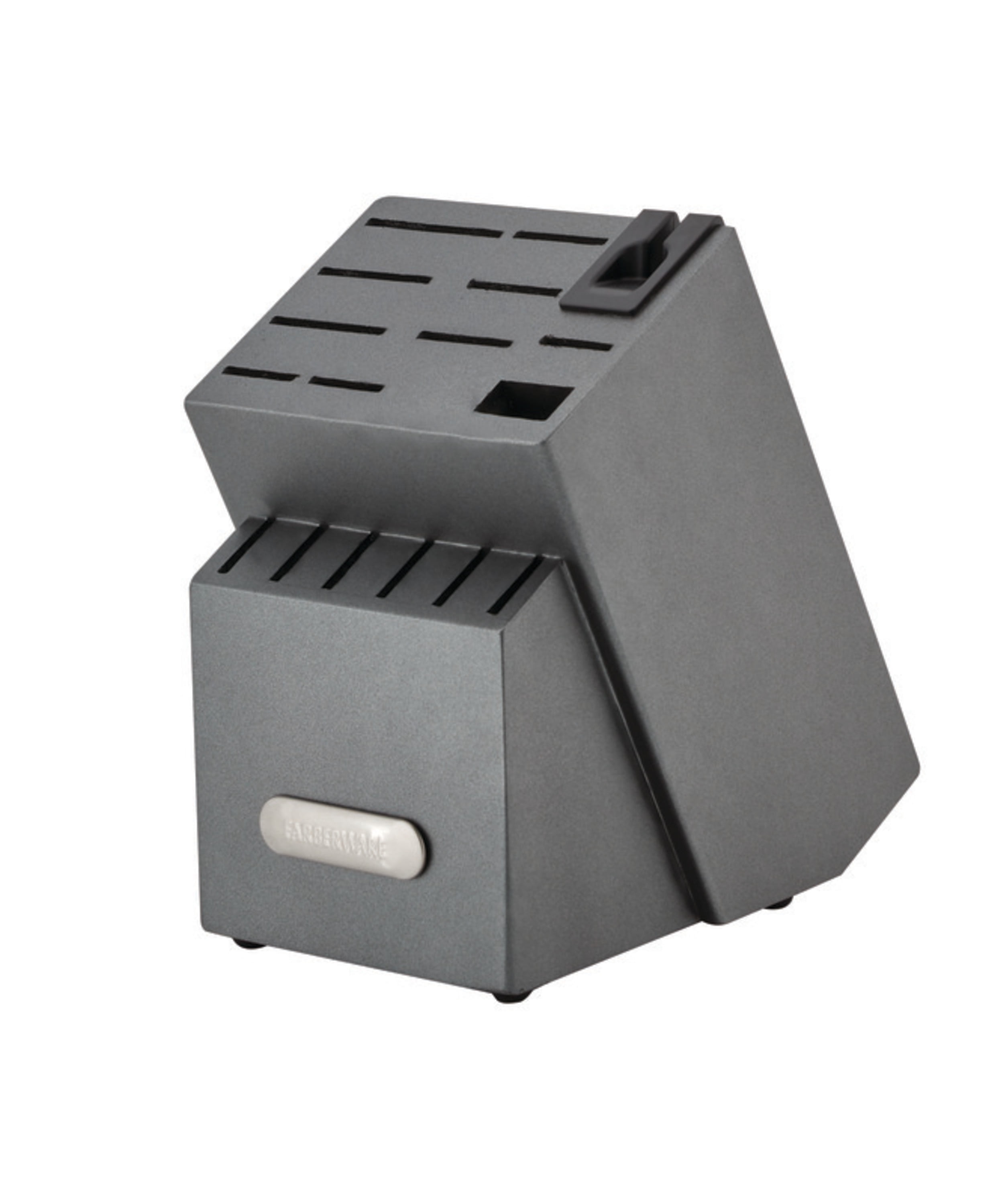 Farberware EdgeKeeper Professional 17-Piece Stainless Steel Knife Set Block Built-in Knife Sharpener