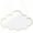 Beige, variant on Masteelf Hanging Wall Cloud Mirror Decor Hanging Mirror with Chain for Bathroom Bedroom Living Room