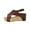 Brown, variant on Utoimkio Flip Flops for Women Wide Width Women Summer Open Toe Ladies Beach Sandals Boho Casual Wedges Shoes