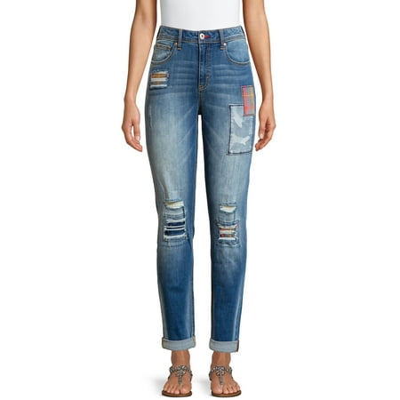 EV1 from Ellen DeGeneres Alex Camo Patchwork Relaxed Fit Jean Women's