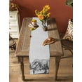 thumbnail image 5 of Boanket Dinosaurs Boy Table Runner - 90 Inch Long, Kitchen Dining Table Runner Dresser Scarves, Gray Funny Cartoon Forest Animals Farmhouse Decor for Coffee Tables Wedding Party Banquet, 5 of 8
