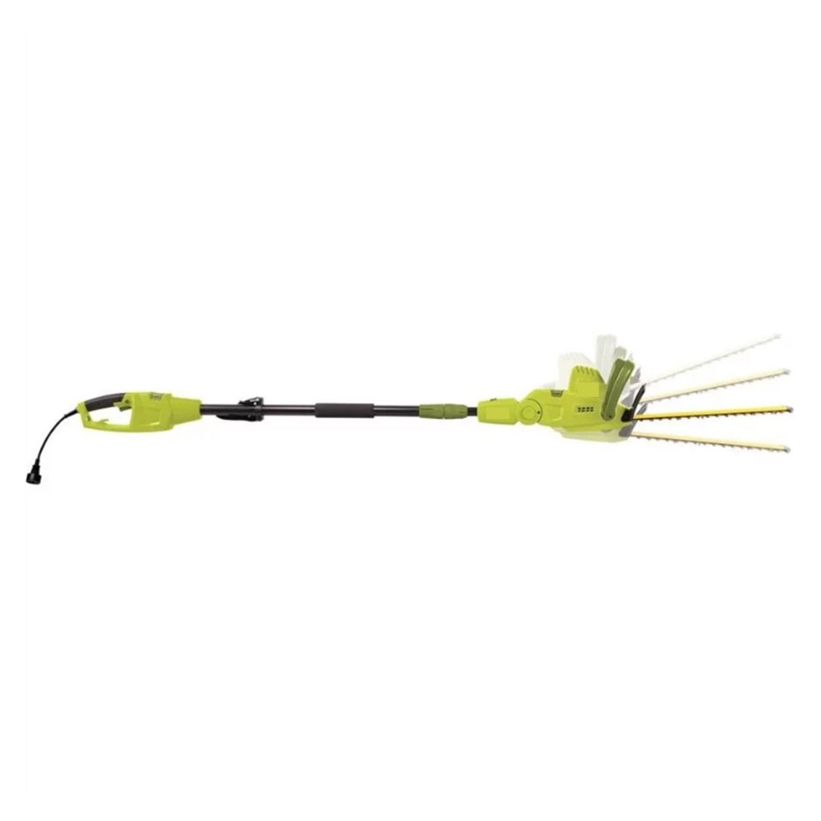 Multi-Angle Telescoping Convertible Electric Pole + Hedge Trimmer 8, 19-Inch 4.5 -Amp ,2 IN 1 Trimmer & Edger