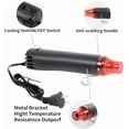 thumbnail image 5 of Black 110V 300W Mini Heat Gun, Portable Hot Air Gun with Stand for Shrinking Wrap, Embossing and Paint Drying, 5 of 5