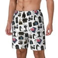 thumbnail image 2 of Haiem Cool Camera Mens Swim Trunks with Compression Liner 2 in 1 Swimming Shorts Stretch Swimwear Quick Dry,Board Shorts-X-Large, 2 of 9