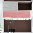 thumbnail image 4 of NICEXMAS Nicexmas Red Check Plaid Polyester Valance for Kitchen with Rustic Style, 4 of 4
