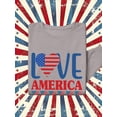 thumbnail image 3 of Love America W Banners Sweatshirt Women -Image by Shutterstock, Female 5X-Large, 3 of 4