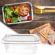 thumbnail image 2 of Mini recipiente rectangular de plástico sellado para alimentos, pequeño, para mantener frescos los alimentos, comedor, guardería, 2 of 2