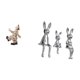 thumbnail image 5 of Figuras de payasos,Estatua de payaso,escultura,adorno de mesa,Colección de estatuillas de payasos adorables,Escultura de figura,Estatua sentada,figura,escultura,adorno, 5 of 8