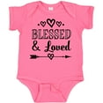 thumbnail image 3 of Inktastic Blessed and Loved Baby Girl Girls Baby Bodysuit, 3 of 5