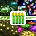 thumbnail image 4 of JINTION Rechargeable Aa Batteries, Double a Ni-MH 600mAh 1.2V Solar Battery, 4 of 6