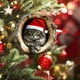 thumbnail image 1 of Animals Christmas Ornaments Christmas Tree Animals Print Acrylic Ornaments Forest Animals Decorations Christmas, 1 of 7