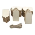 thumbnail image 2 of 200 Pcs Wood Tag, 2.7 x 1.5 Inch Unfinished Wooden Tags with Hole,for Hanging & Wedding Decor,Craft Projects, 2 of 6