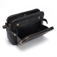 thumbnail image 3 of Bolso bandolera para mujer Bolso retro de moda Bolsos de hombro de viaje (Negro), 3 of 7