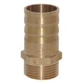 thumbnail image 2 of Conector de cola de tubo de montaje de tubería de latón con rosca de 25 mm y 3/4 '' NPT BLESIY Conector de acoplamiento de púas, 2 of 6