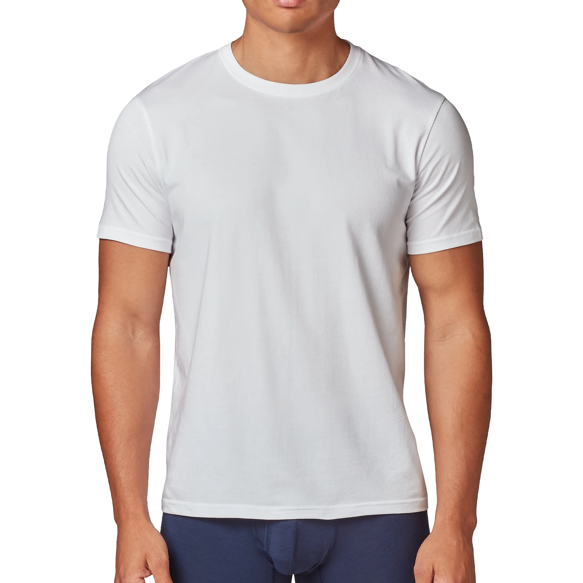 Wrangler Crew Neck Cotton Stretch Men's Undershirt, 6-Pack