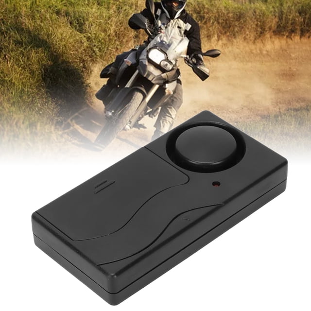 ALARMA DE VIBRACIO INALÁMBRICA, SENBILIDAD DE 10 NIVELES AJUSTABLES DE AARMA DE BICICLETA Conveniente Fácil de Usar Fácil Instalación 4 Modos para Ventana para Motocleta