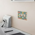thumbnail image 5 of Yayeee Toggle Light Switch Wall Plate 3-Gang 6.37"x4.48" Decorative Outlet Cover, Daisy Mosaic, 5 of 7