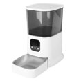 thumbnail image 2 of Automatic Pet Feeder 6L Fixed Time RC Smart Food Dispenser Pearl White WIFI Pet Food Timer for Cat Dog 100240V US Plug, 2 of 5