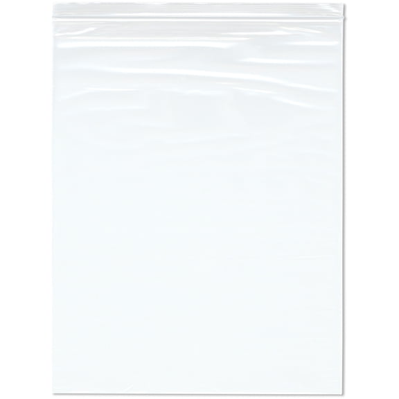 Plymor 14" x 18" (Pack of 100), 2 Mil Zipper Reclosable Plastic Bags