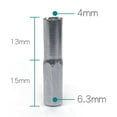 thumbnail image 2 of Adaptador de transductor hexagonal de 6,35 mm a 4 mm con enchufe magnético para brocas de destornillador, 2 of 5