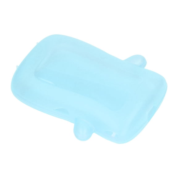 BOKYAN Baby Squeeze‑Proof Food Pouch, 4 oz, Blue, Reusable, Mess‑Free, Self‑Feeding Juice Box Holder for Toddlers