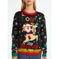 thumbnail image 4 of No Boundaries Christmas Sweater, Lightweight, Women's, 4 of 5