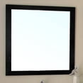 thumbnail image 2 of Bellaterra Home 24 in. Wood Framed Mirror in Black, 2 of 3