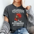 thumbnail image 2 of I am currently Unsupervised - Funny sayings Graphic T-Shirt, Sizes S-5XL, Tbun, 2 of 5