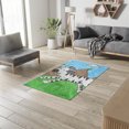 thumbnail image 1 of Zebra Graphic Hipster Zebra Animal Dobby Rug, 1 of 5