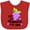 Red, variant on Inktastic Im So Grapeful for You with Cute Grapes Boys or Girls Baby Bib