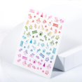 thumbnail image 2 of Juego De Pegatinas Navideñas Para Manicura De 16 Uds., Pegatinas De Luna Navideñas Coloridas Convenientes Con Buena Adherencia Para El Hogar, Tienda Interior Kearding CE002415-00, 2 of 7