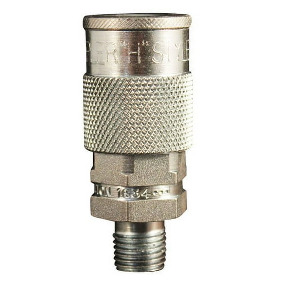 1PK Milton 1834 1/4" MNPT H-Style Coupler