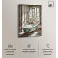 thumbnail image 2 of Spring Bliss Bathroom Canvas Farmhouse Floral Art by Art Remedy, Gallery Wrapped, 10" x 15", 2 of 7