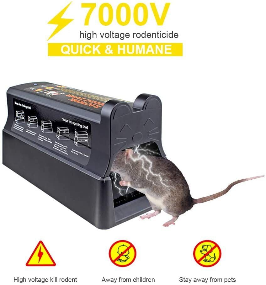 Electronic Mouse Trap Victor Control Rat Killer Pest Electric