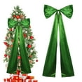thumbnail image 5 of Yesbay Christmas Tree Topper Bow Large Tree Topper Satin Bow Decoration for Home Wedding Birthday Party Holiday Decor, 5 of 8