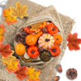 thumbnail image 1 of Mini Artificial Pumpkins and Gourds Maple Leaves Pine Cones Acorns for Festival Thanksgiving Fall Harvest Home Decoration Halloween Decoration YONGSHENG HD, 1 of 6