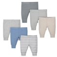 thumbnail image 1 of CHOK Baby Boy Active Pants with Cuffs  6-Pack  Sizes 0M-24M, 1 of 10