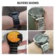 thumbnail image 5 of Correa de reloj para hombre de 26 mm con hebilla plegable y diseño de arco, de acero inoxidable macizo antialérgico Dz4323 Dz4318 4309, 5 of 5