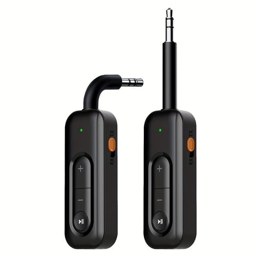 Bluetooth 5.2 Audio Adapter - 3.5mm AUX Receiver/Transmitter for Car/Home