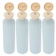 thumbnail image 1 of BRIGHTFUFU 4 PCS Botellas de champú de plástico Botellas vacías Dispensador de champú de plástico recargable con tapas, 1 of 1