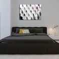 thumbnail image 3 of Startonight Canvas Wall Art Black and White Abstract I'm Unique, Dual View Surprise Artwork Modern Framed Ready to Hang Wall Art 100% Original Art Painting 31.5 x 47.2 inch, 3 of 9
