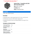 thumbnail image 2 of Ignition Relay - Compatible with 2004 - 2007 Chevy Colorado 2005 2006, 2 of 2