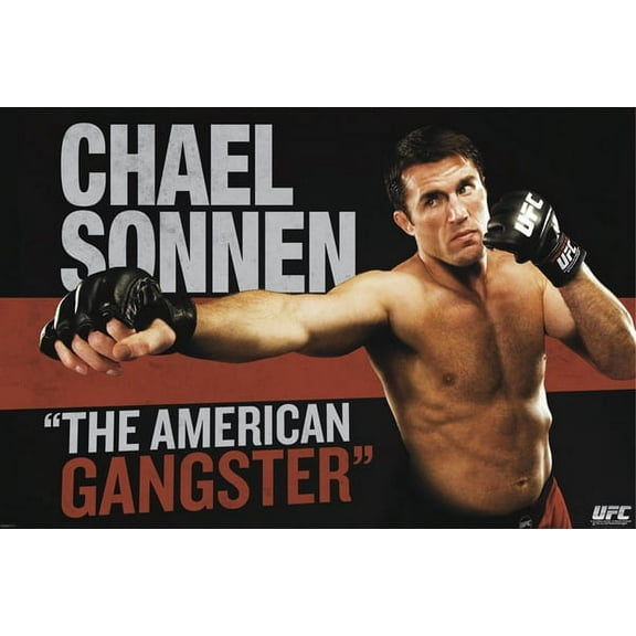 Rolled Poster UFC Chael Sonnen 36" x 24" Framed Poster